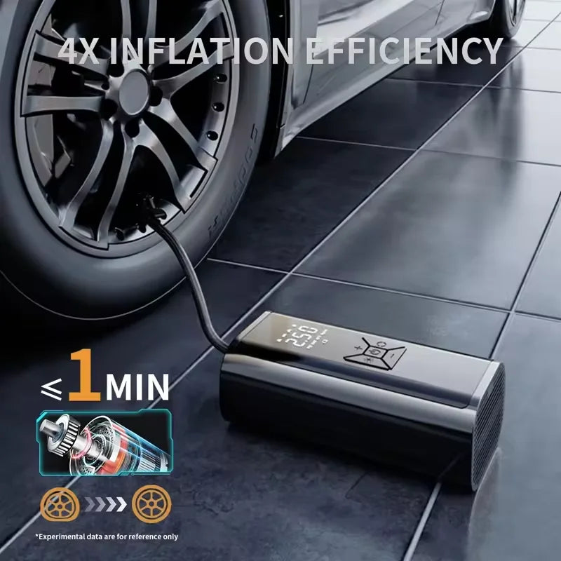 Purilite Select YIJU Wireless Air Pump – 150PSI Portable Electric Tire Inflator