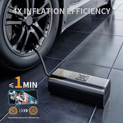 Purilite Select YIJU Wireless Air Pump – 150PSI Portable Electric Tire Inflator
