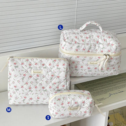 Purilite Select Quilted Cotton Makeup Bag