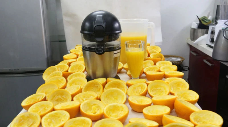Purilite Select Automatic Citrus Juice Extractor Machine – Commercial Grade Orange Juicer, Compact Tabletop Design, High-Efficiency Fresh Juice Maker - PuriLite