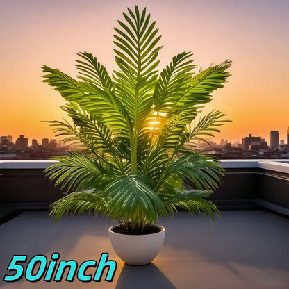 Purilite Select 50-Inch Artificial Palm Tree – Realistic Large Faux Tropical Plant for Indoor Outdoor Home, Garden, and Event Decor - PuriLite