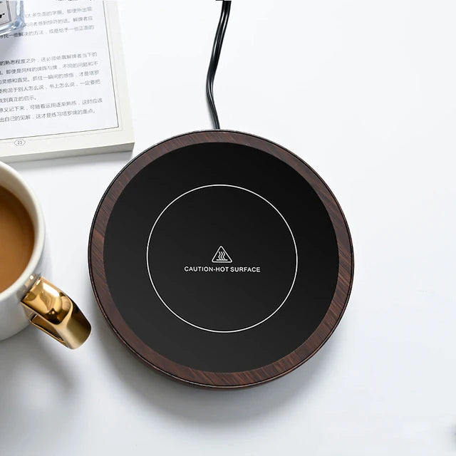 Purilite Select Smart Cup Heater – Electric Mug Warmer for Coffee, Tea, Milk & More | 3 Temperature Settings | Auto Shut-Off | Quiet, Safe, & Stylish