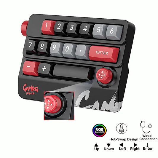 Purilite Select Aluminum Joystick Mechanical Numeric Keypad