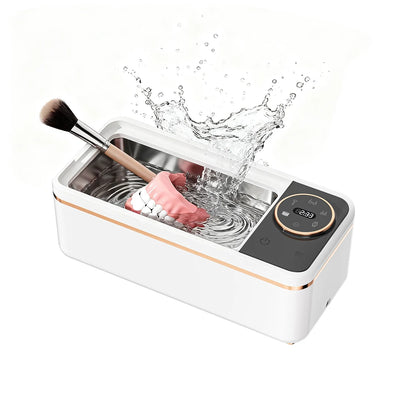 Purilite Select 48KHz Ultrasonic Glasses Cleaner Machine, Soundwave Cleaning Device for Jewelry, Dentures, Makeup Brushes & Small Accessories