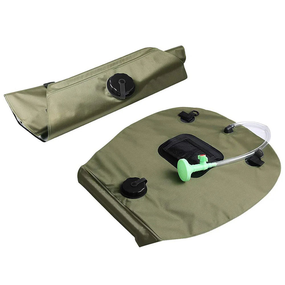 Purilite Select Solar Shower Bag 20L | Portable Outdoor Solar Heated Camping Shower