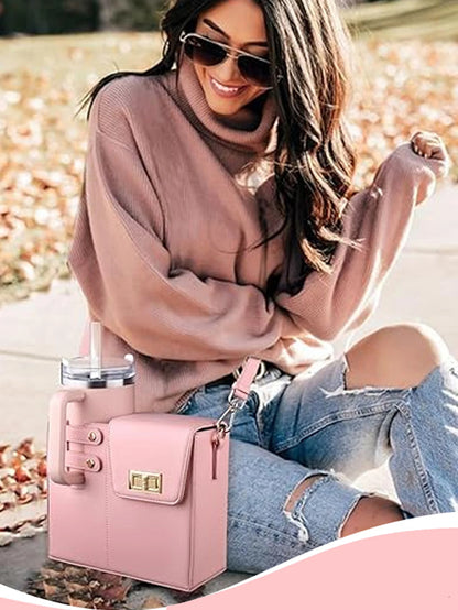 Purilite Select Crossbody Water Bottle Bag – Portable Multifunctional Bottle Storage Pouch – Single Shoulder Bag with Bottle Holder