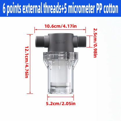 Purilite Select™ Universal PP Cotton Shower Filter – Cleaner Water for Better Skin &amp; Hair