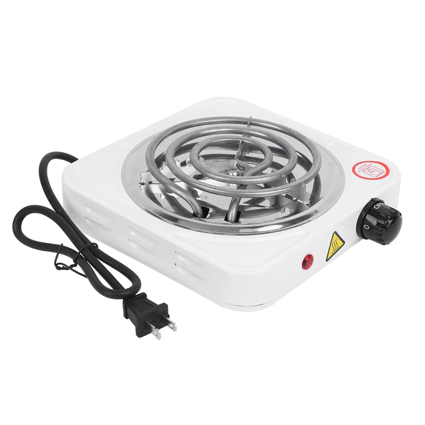 Purilite Select 1000W Stainless Steel Portable Electric Stove – Single Tube Heating Plate for Home & Travel Use