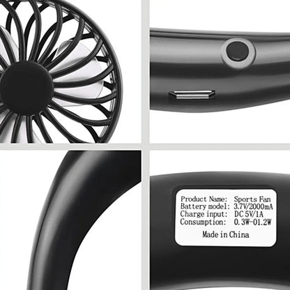 Purilite Select USB Charging Lazy Neck Fan