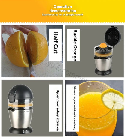 Purilite Select Automatic Citrus Juice Extractor Machine – Commercial Grade Orange Juicer, Compact Tabletop Design, High-Efficiency Fresh Juice Maker - PuriLite