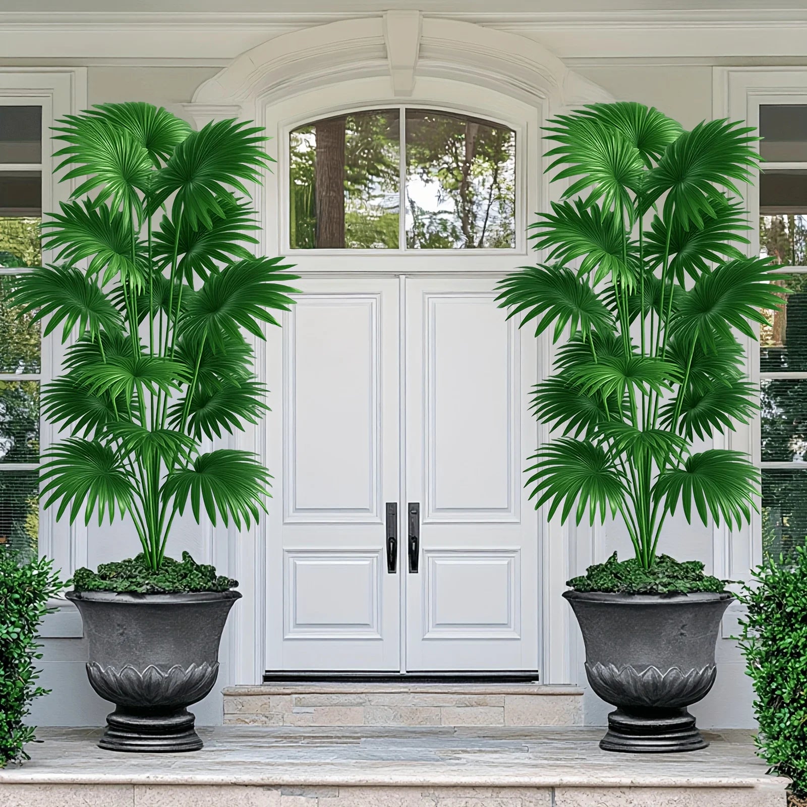 Purilite Select 43.3-Inch Artificial Palm Tree – Large Faux Tropical Plant for Indoor Outdoor Home and Event Decor (No Pot) - PuriLite