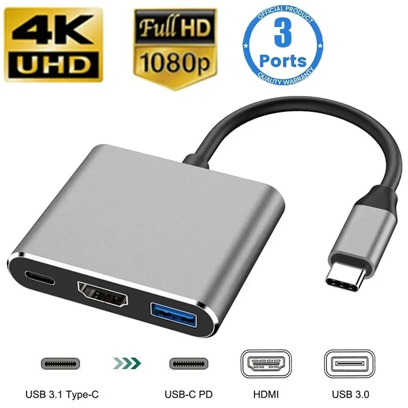 Purilite Select 3-in-1 USB-C Hub