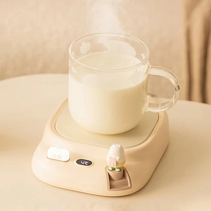 25W Coffee Mug Warmer Cup Heater Electric Hot Plate 4 Temperature Settings Warmer Cup Coaster for Tea Milk Water Heating Pad - PuriLite