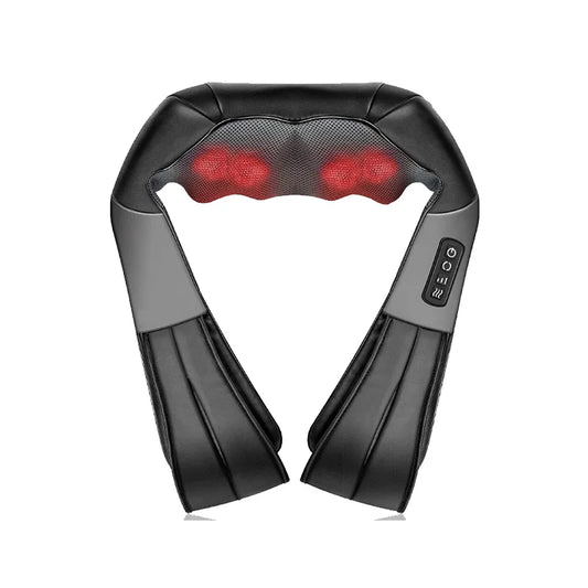 Purilite Select Deluxe 3D Electrical Shiatsu Heat Massager for Neck Pain Relief & Relaxation