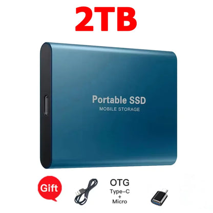 Purilite Select 16TB Portable SSD USB-C External Solid State Drive | High-Speed USB 3.1 Storage Drive for Laptop, Desktop, Mac & Android File Backup