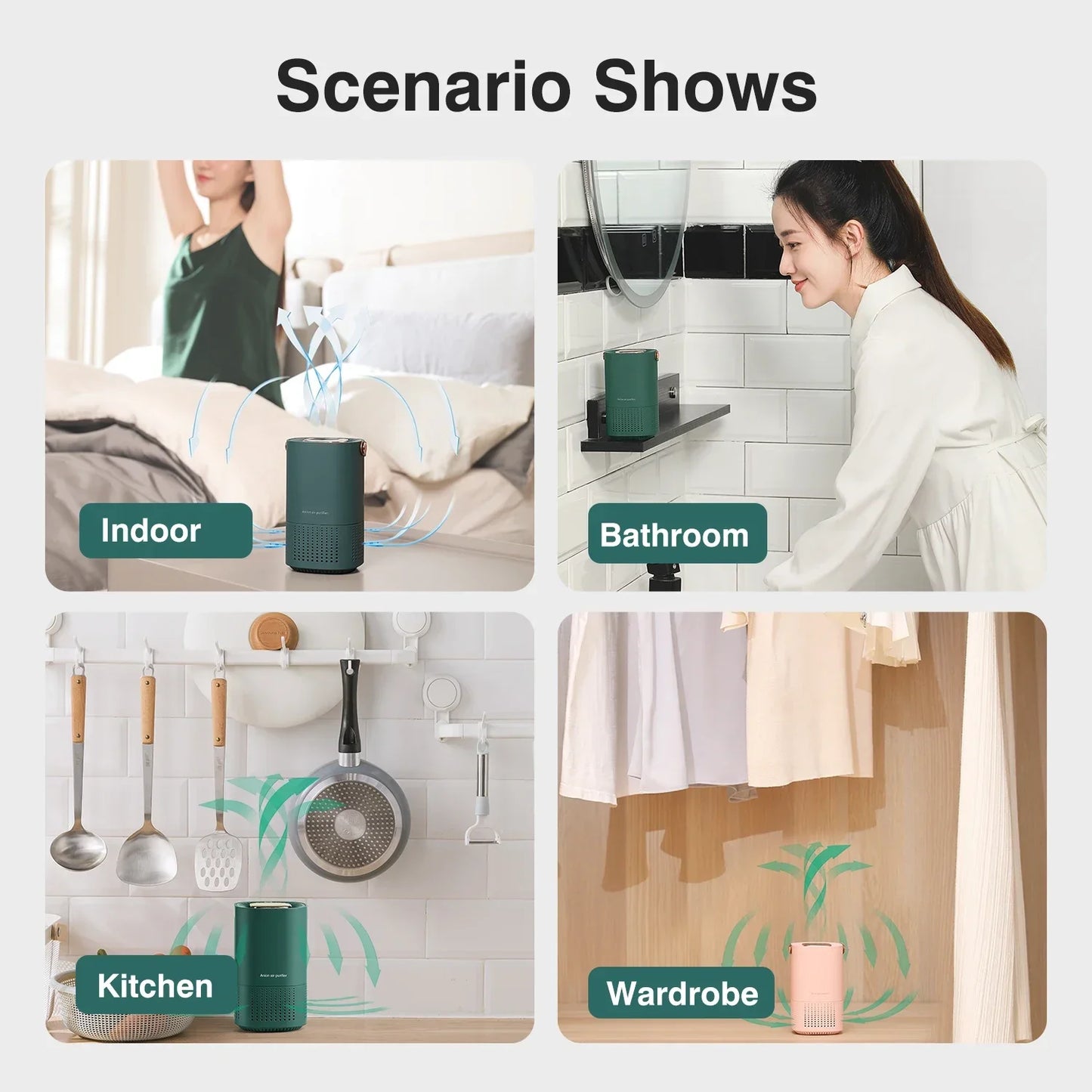 Purilite Select – Portable Rechargeable Air Purifier with Aromatherapy