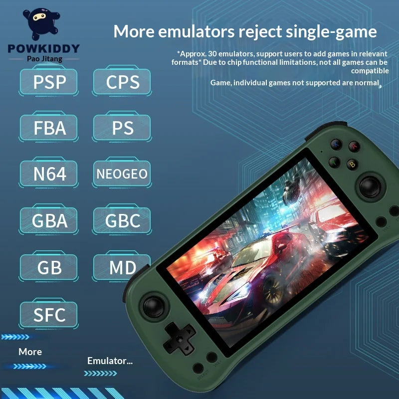 Purilite Select X55 Handheld Retro Gaming Console | 5.5" HD IPS Portable Game Player with Wi-Fi & Multi-Emulator Support