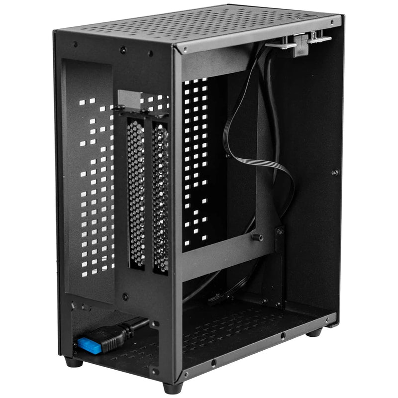 Purilite Select A07 Ultra-Compact Aluminum Mini ITX PC Case with PCIe 3.0 Riser
