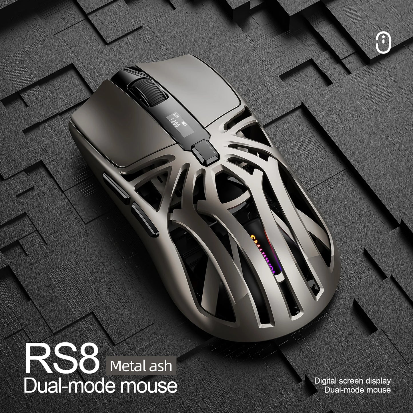 Purilite Select RS8 Tri-Mode Wireless Gaming Mouse