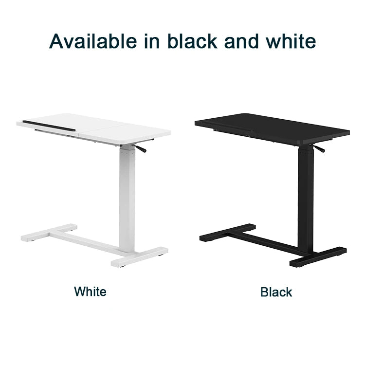 Purilite Select | Small Standing Desk | Adjustable Height | Mobile Laptop Table | Rolling Stand Up Desk | Computer Workstations