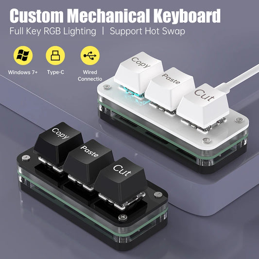 Purilite Select 3-Key RGB Macro Pad