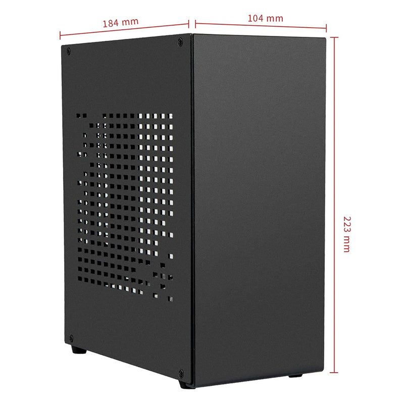 Purilite Select A07 Ultra-Compact Aluminum Mini ITX PC Case with PCIe 3.0 Riser