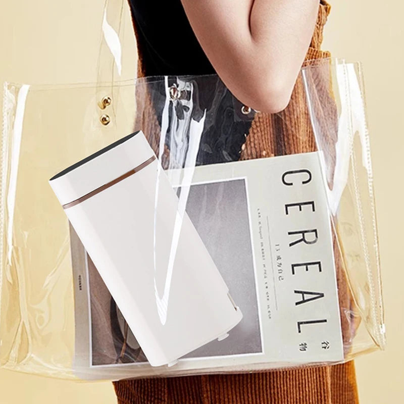 Purilite Select Compact Instant Hot Water Machine | 3-Second Mini Milk Frother & Tea Maker | Portable Travel Home Office | Creamy White Electric Kettle | Rapid Heating 2000W - PuriLite