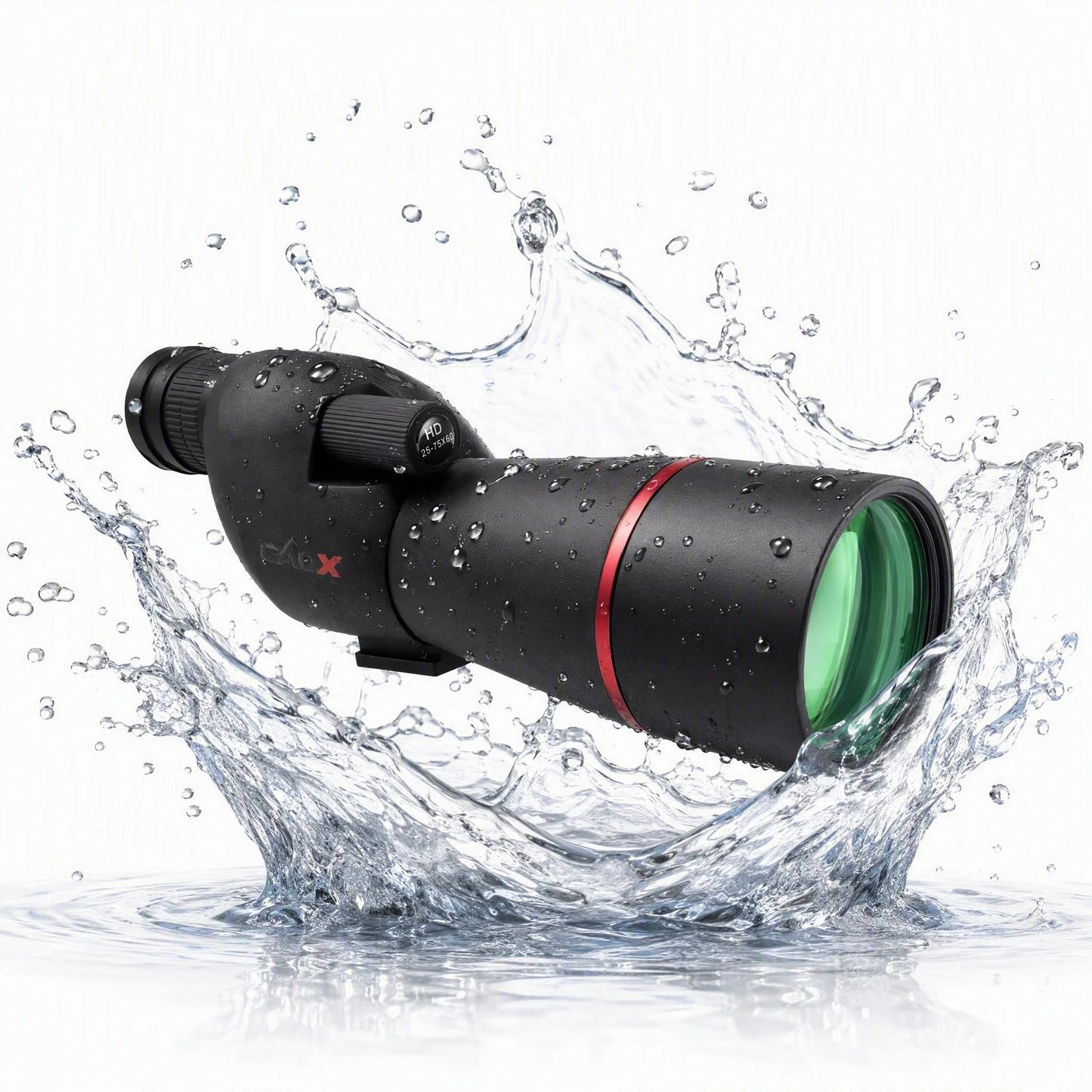 Purilite Select 25-75X High Power Zoom Monocular Telescope with 60mm Objective Lens, Phone Adapter and Tripod for Bird Watching, Camping and Outdoor Viewing