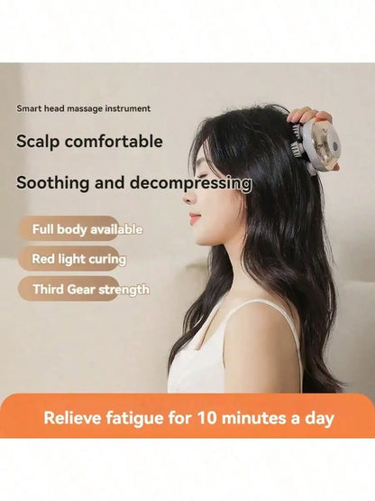 Head massager, grabbing head massage claw, head massage tool, soothing headache, fully automatic head electric scalp massager