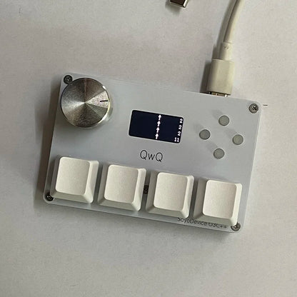 Purilite Select O3C Magnetic Switch Mini Keyboard with Display, Knob, and Macro Support