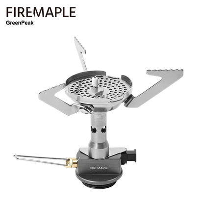 Purilite Select Portable Camping Gas Stove 3200W Folding Backpacking Burner with Piezo Ignition for Hiking, Trekking, Fishing & Outdoor Cooking
