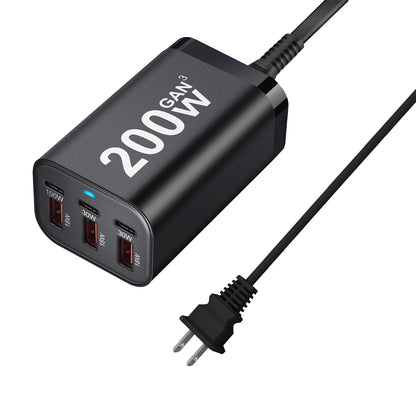 Purilite Select 200W 6-Port GaN USB-C Fast Charger