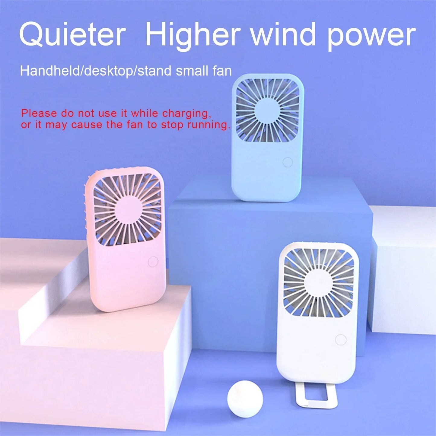 Purilite Select – Ultra-Quiet Portable Mini Fan (USB Rechargeable)