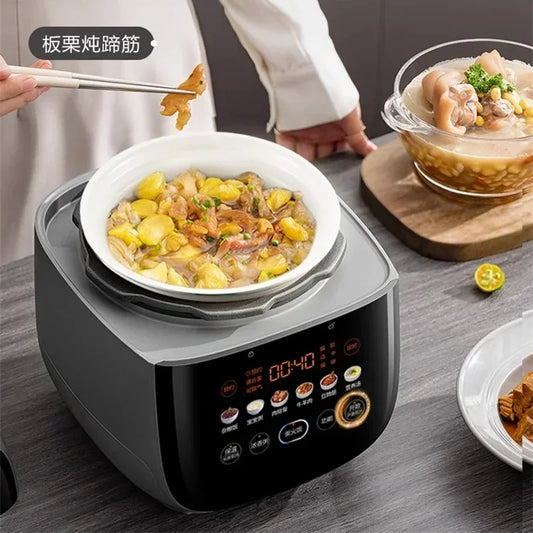 220V Electric Pressure Cooker 2.3L Capacity Double Inner Liner Quick Cooking Mini Rice Cooker for 2-3 People طنجرة الضغط  압력밥솥 - PuriLite