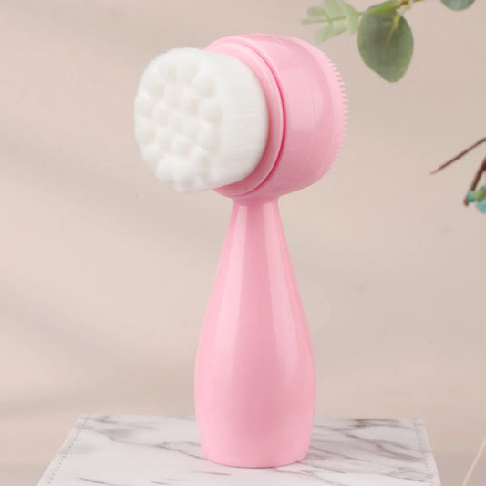 Purilite Select Silicone Facial Cleansing Brush – Soft Bristle Deep Cleaning Face Scrubber for Gentle Exfoliation and Skin Care Routine - PuriLite