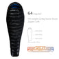 Purilite Select Lightweight Goose Down Sleeping Bag | 800FP Backpacking Winter Camping Mummy Sleeping Bag