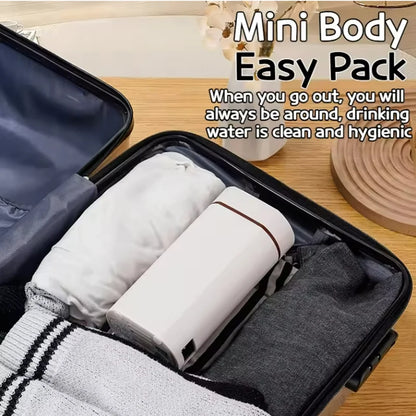 Purilite Select Compact Instant Hot Water Machine | 3-Second Mini Milk Frother & Tea Maker | Portable Travel Home Office | Creamy White Electric Kettle | Rapid Heating 2000W - PuriLite