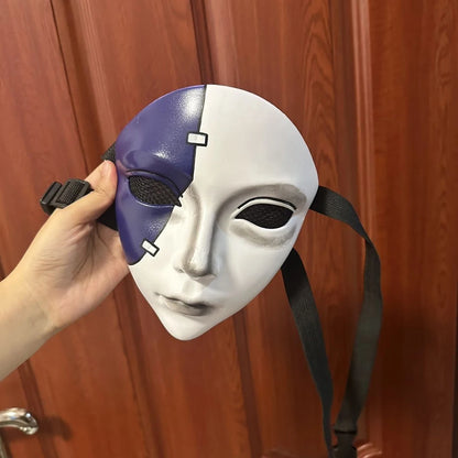 Purilite Select Sally Face Cosplay Full-Face Mask – Unisex Terror Mask for Carnival, Halloween, and Roleplay Events