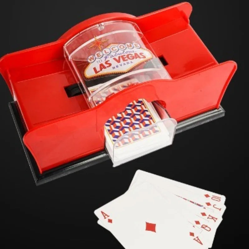 Purilite Select Automatic Card Shuffler Manual Playing Card Mixer Anti-Cheat Card Shuffling Device for Parties, Family Game Nights and Home Entertainment