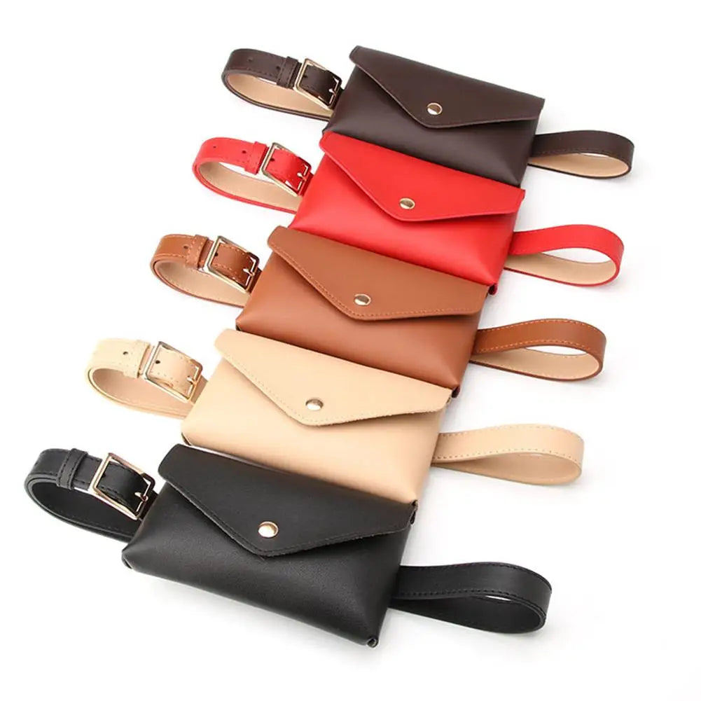 Purilite Women’s PU Leather Waist Bag