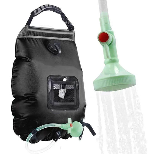 Purilite Select Solar Shower Bag 20L | Portable Outdoor Solar Heated Camping Shower