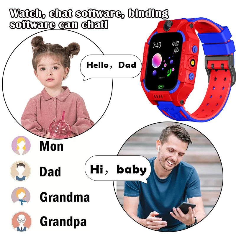 Purilite Select Kids Smart Watch – Learn, Play & Connect (Ages 4‑12) with Camera, Micro Chat & Square Touch‑Screen