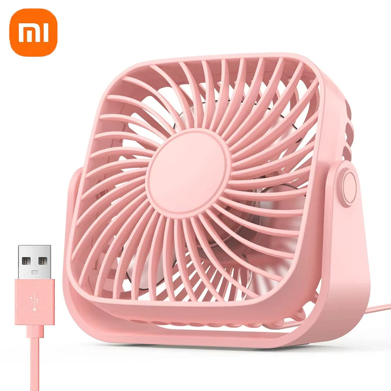 Purilite Select – USB Mini Desk Fan with 360° Rotation &amp; 3-Speed Cooling