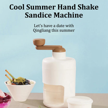 Purilite Select Manual Ice Shaver Machine | Portable Hand Crank Snow Cone & Slushy Maker with Stainless Steel Blade