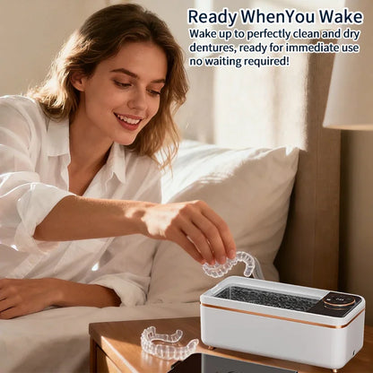 Purilite Select 45KHz Ultrasonic Cleaner, Multifunctional Deep Cleaning Machine for Glasses, Jewelry, Dentures, Makeup Brushes & Small Accessories