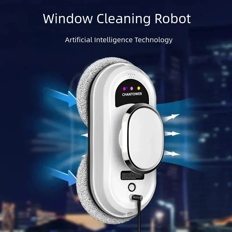 Purilite Select Intelligent Window Cleaning Robot – Automatic Electric Glass Cleaner with Remote Control, Ultra-Thin Design, Smart Suction Technology - PuriLite