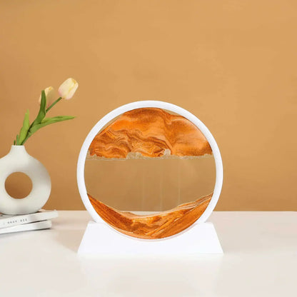 Purilite Select Sandscape Moving Sand Art Picture – 3D Deep Sea Quicksand Hourglass Home Décor