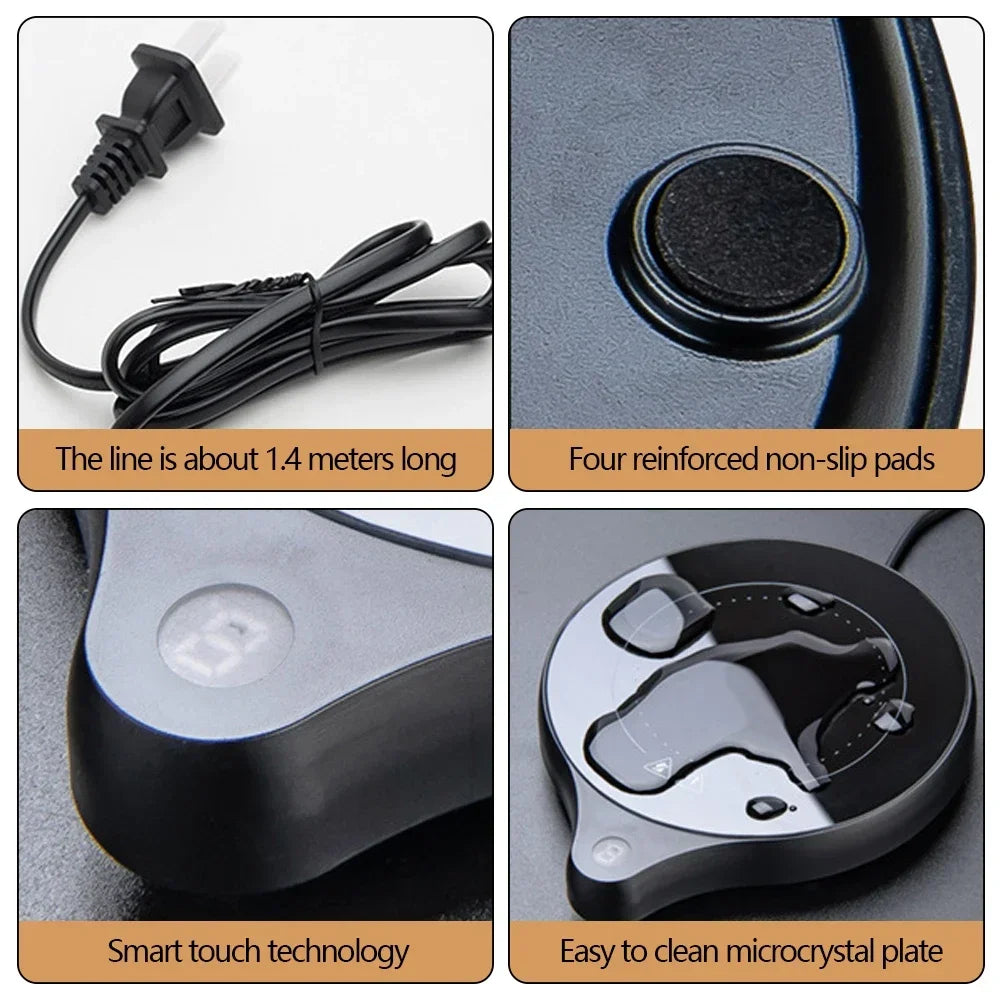 Purilite Select | Smart Cup Warmer Heating Coaster with 5 Temperature Levels & Auto Shut-Off