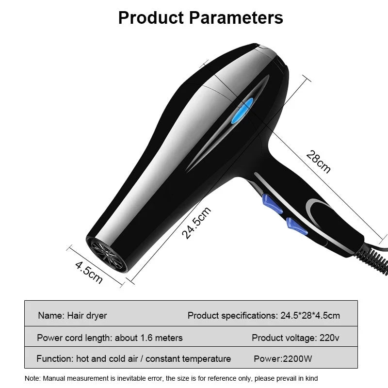 Purilite Select 2200W Professional Hair Dryer