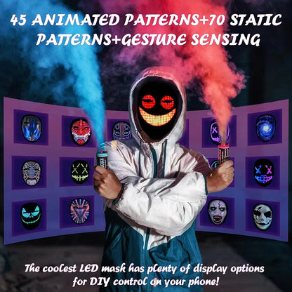 Purilite Select Programmable LED Face Transforming Mask